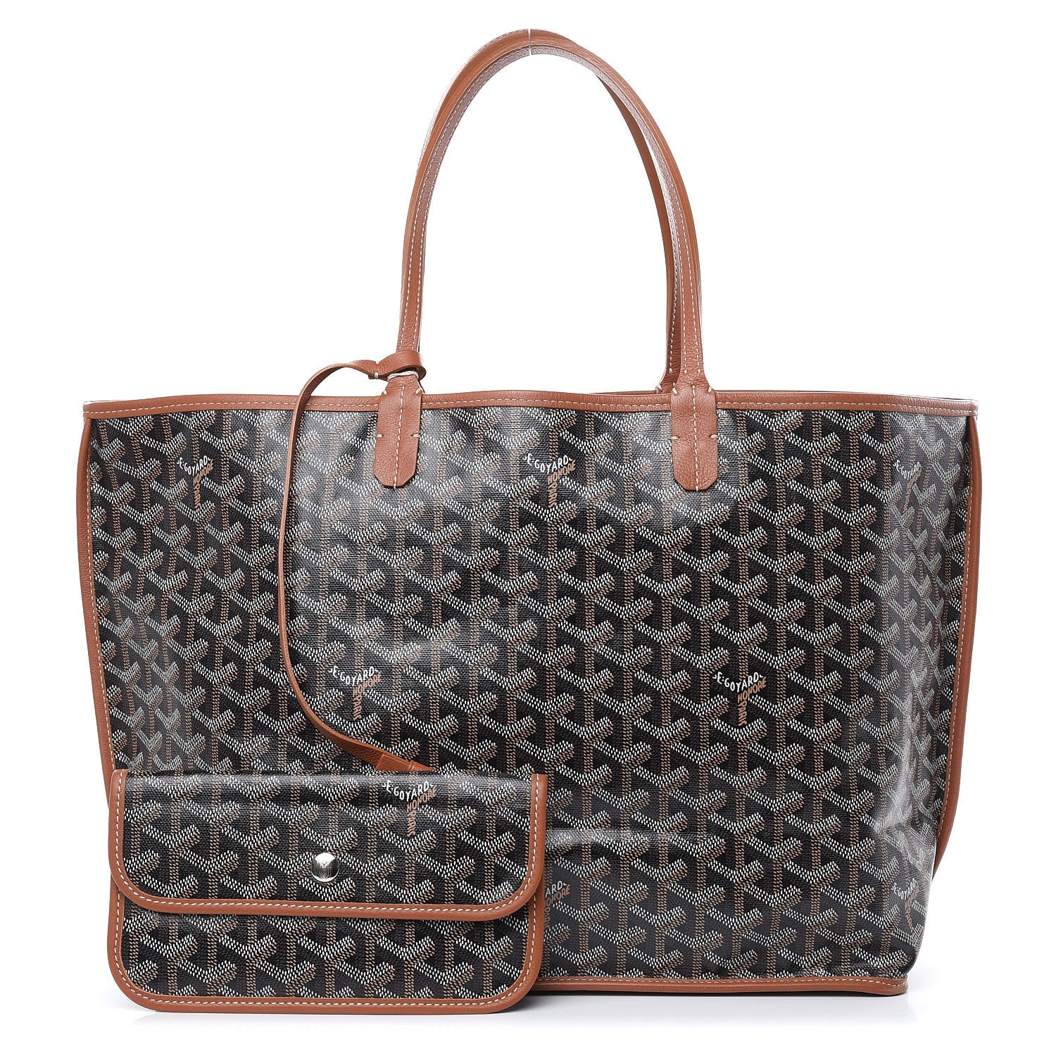 Goyard Goyardine Reversible Anjou PM Black Gold 1 of 19