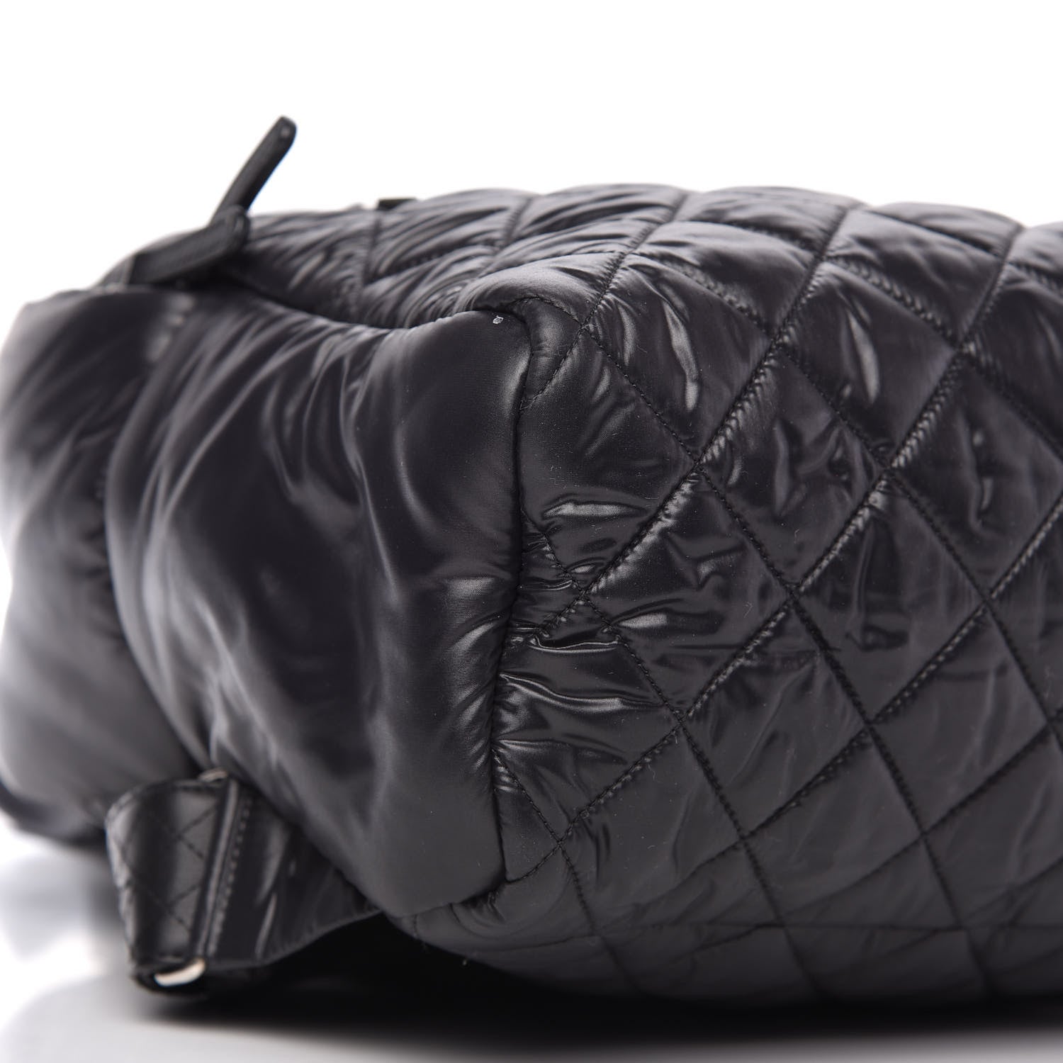 Chanel Nylon Quilted Coco Cocoon Backpack Black 6 of 10