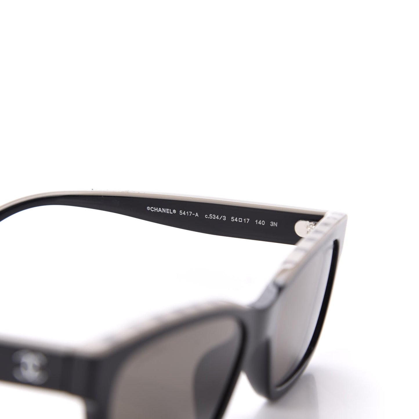 Acetate Square Sunglasses 5417-A Black
