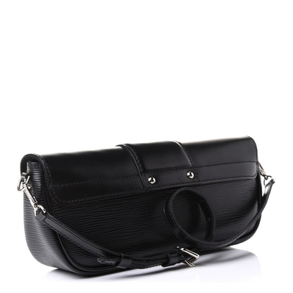 Louis Vuitton Epi Montaigne Clutch Black 3 of 12