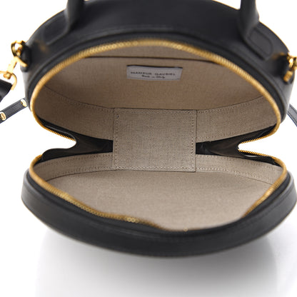 Mansur Gavriel Calfskin Circle Crossbody Bag Black 4 of 9