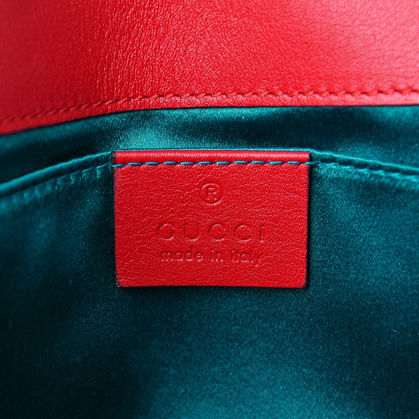 Velvet Matelasse Mini GG Marmont Shoulder Bag Hibiscus Red