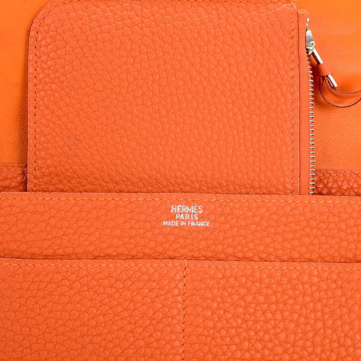 Togo Dogon Duo Wallet Orange