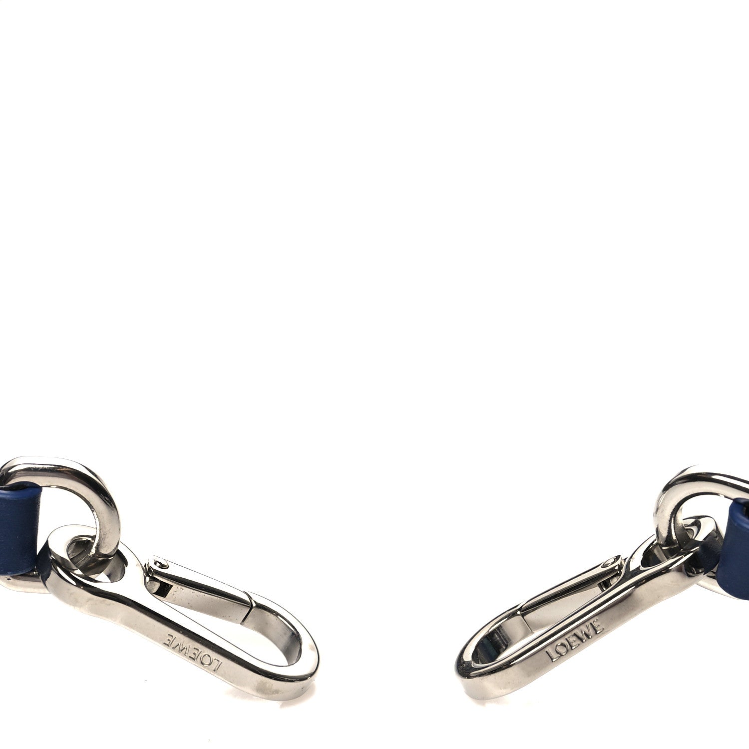 Loewe X HOWLS MOVING CASTLE Calfskin Jacquard Anagram Strap Blue 3 of 6