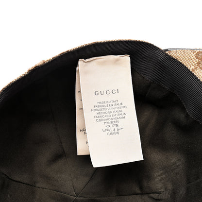 Gucci Monogram Web Baseball Hat XXL Beige Cocoa 8 of 9