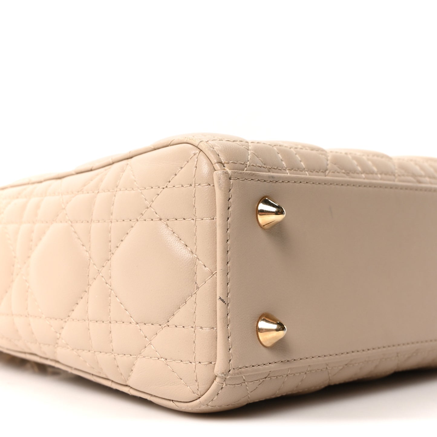 Lambskin Cannage Small My ABCDior Lady Dior Beige