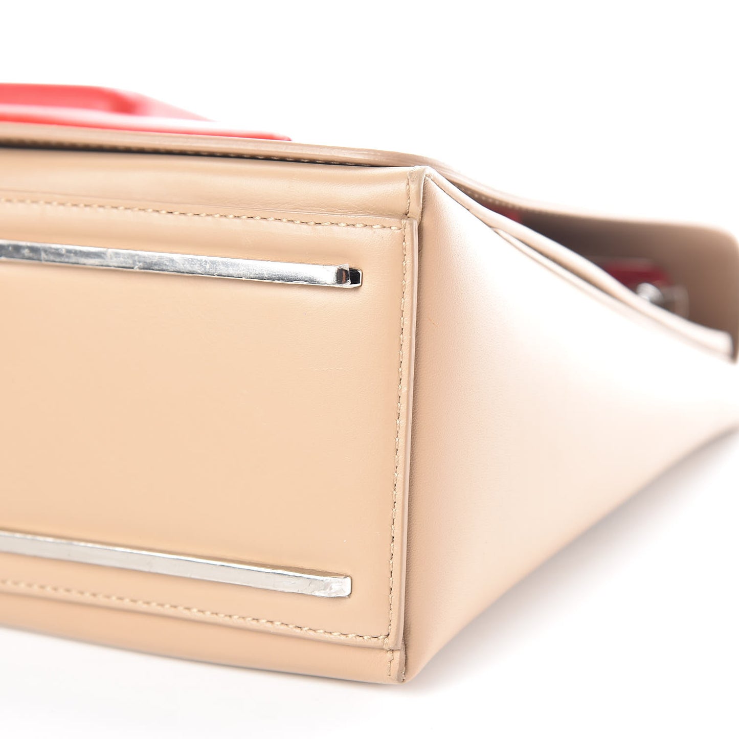Calfskin Bal58 Shoulder Bag Red