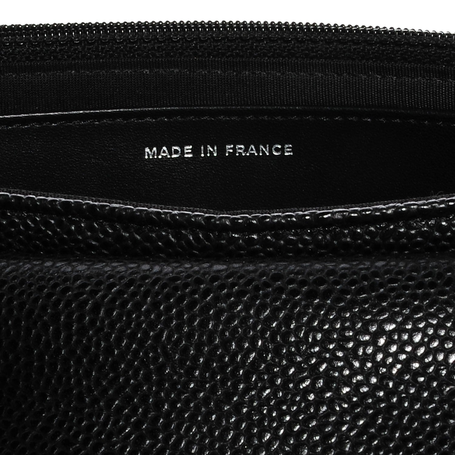 Chanel Caviar Half Moon Wallet On Chain WOC Black 7 of 8