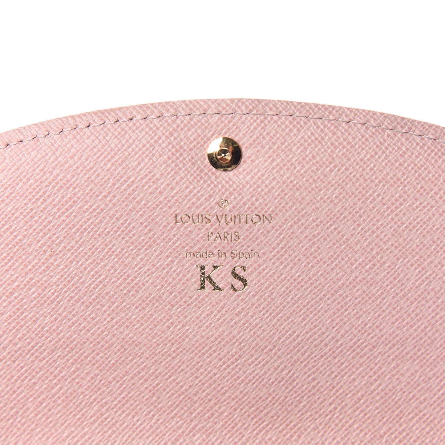 Damier Ebene Caissa Wallet Rose Ballerine