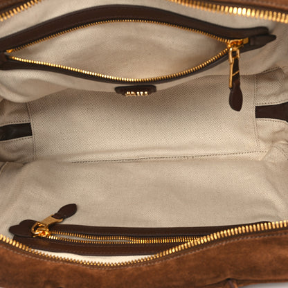Miu Miu Camoscio Beau Top Handle Bag Cocoa Brown 5 of 11