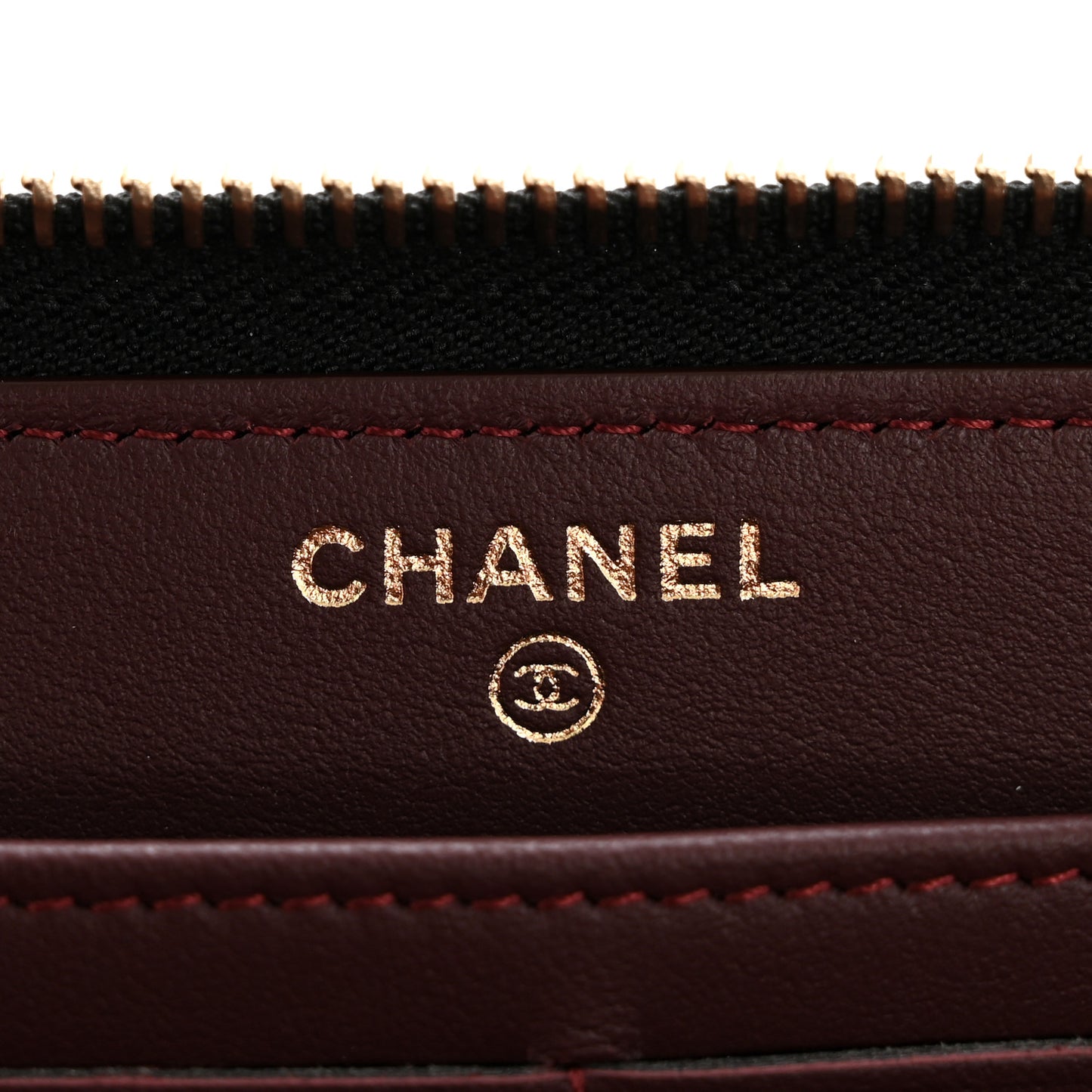 Aged Calfskin Quilted Lucky Charms 2.55 Reissue Zip Around Wallet Black