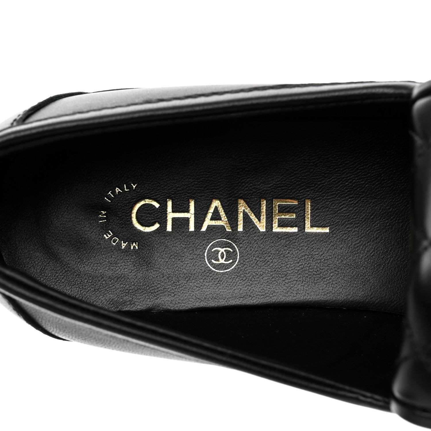 Chanel Lambskin Quilted CC Turnlock Loafers 41 Black 7 of 14