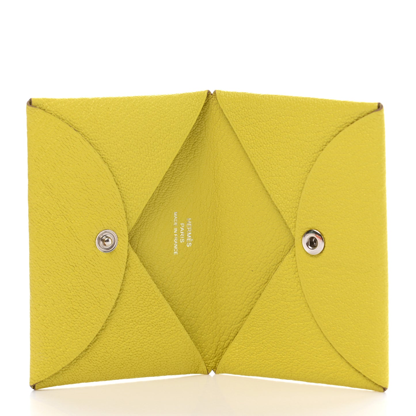Chevre Mysore Calvi Card Case Lime