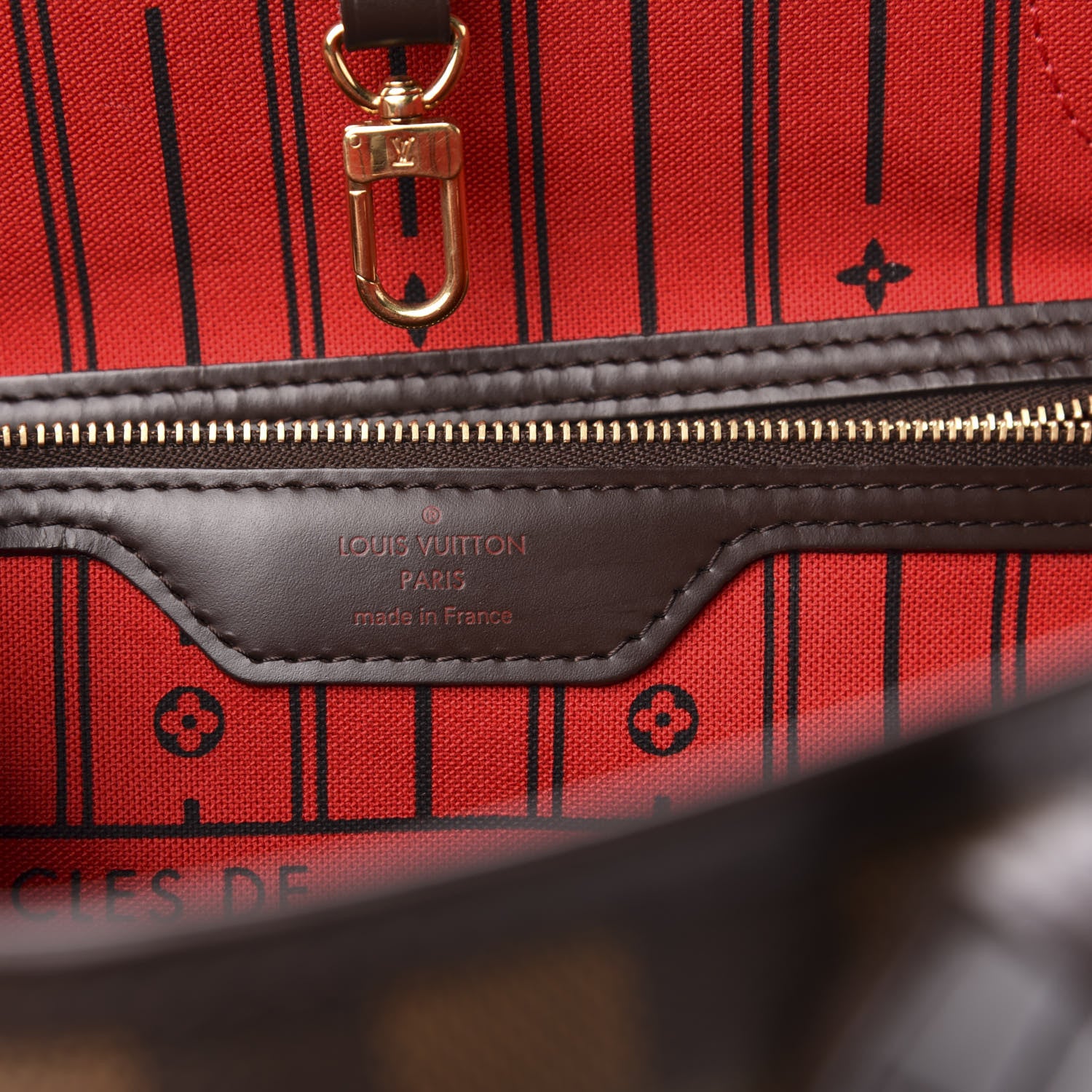 Louis Vuitton Damier Ebene Neverfull MM 6 of 14