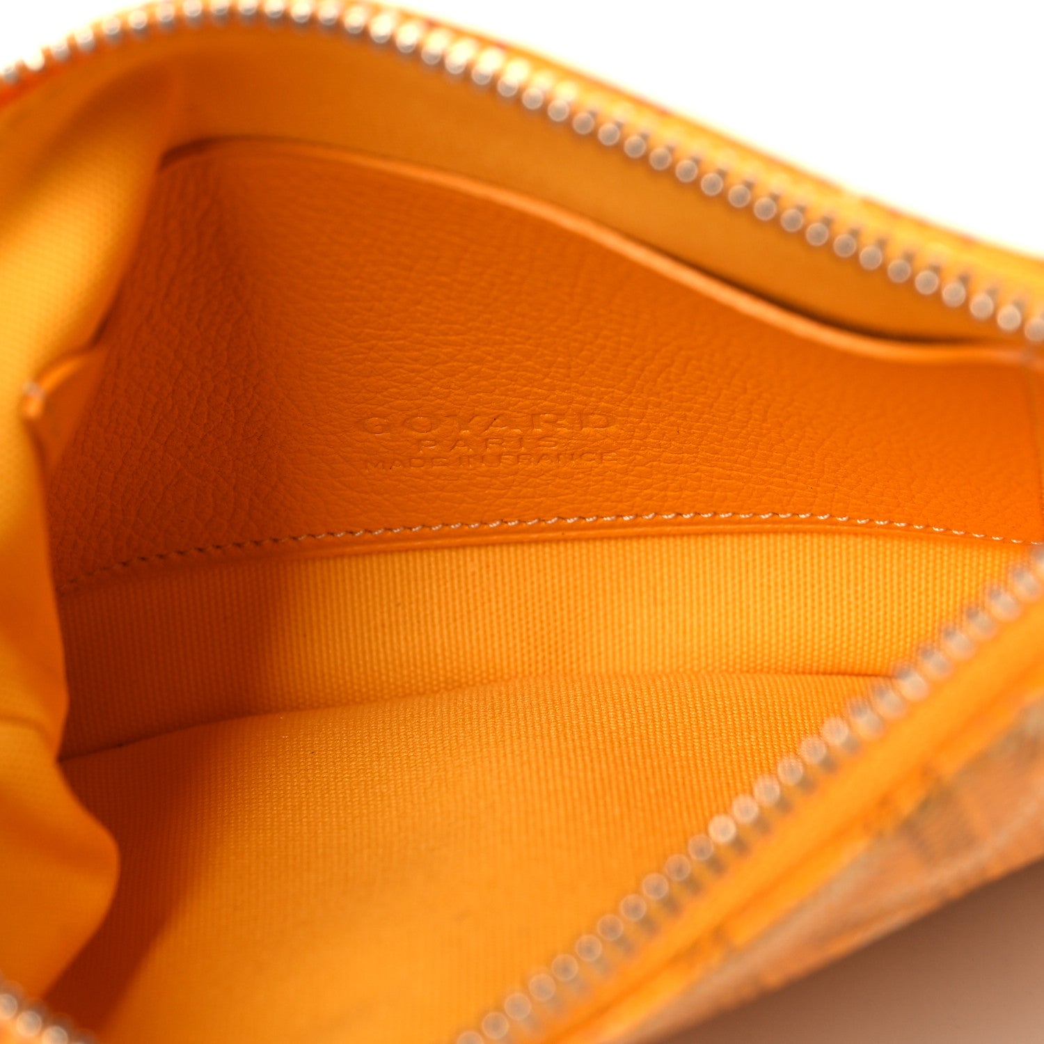 Goyard Goyardine Mini Senat Pochette Yellow 5 of 8