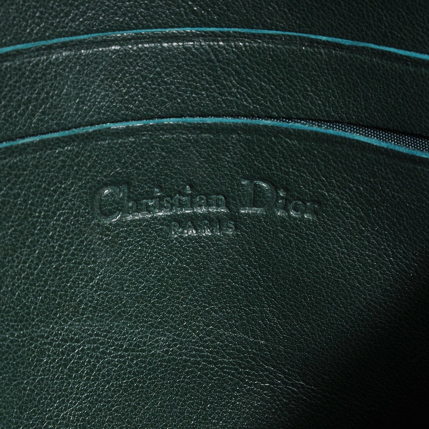 Patent Cannage New Lock Pouch Vert Sapin