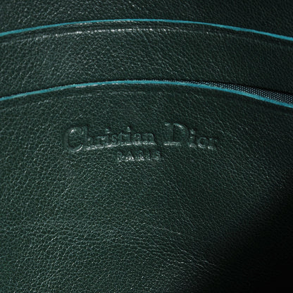 Christian Dior Patent Cannage New Lock Pouch Vert Sapin 7 of 7