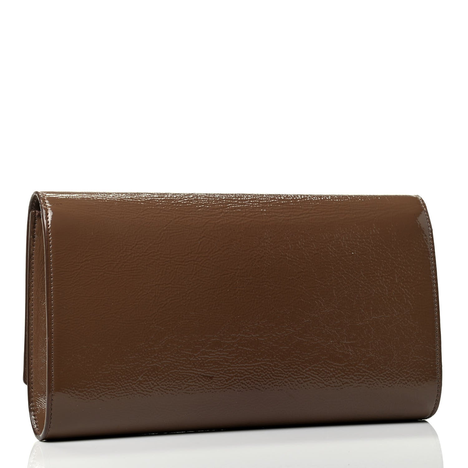 Saint Laurent Textured Patent Calfskin Large Belle De Jour Clutch 2 of 4