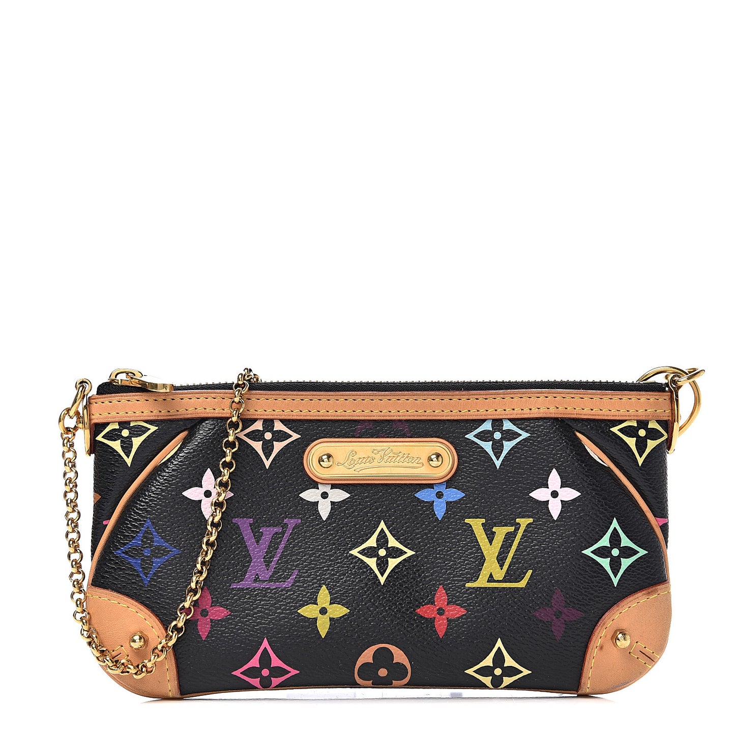 Monogram Multicolor Pochette Milla MM Black