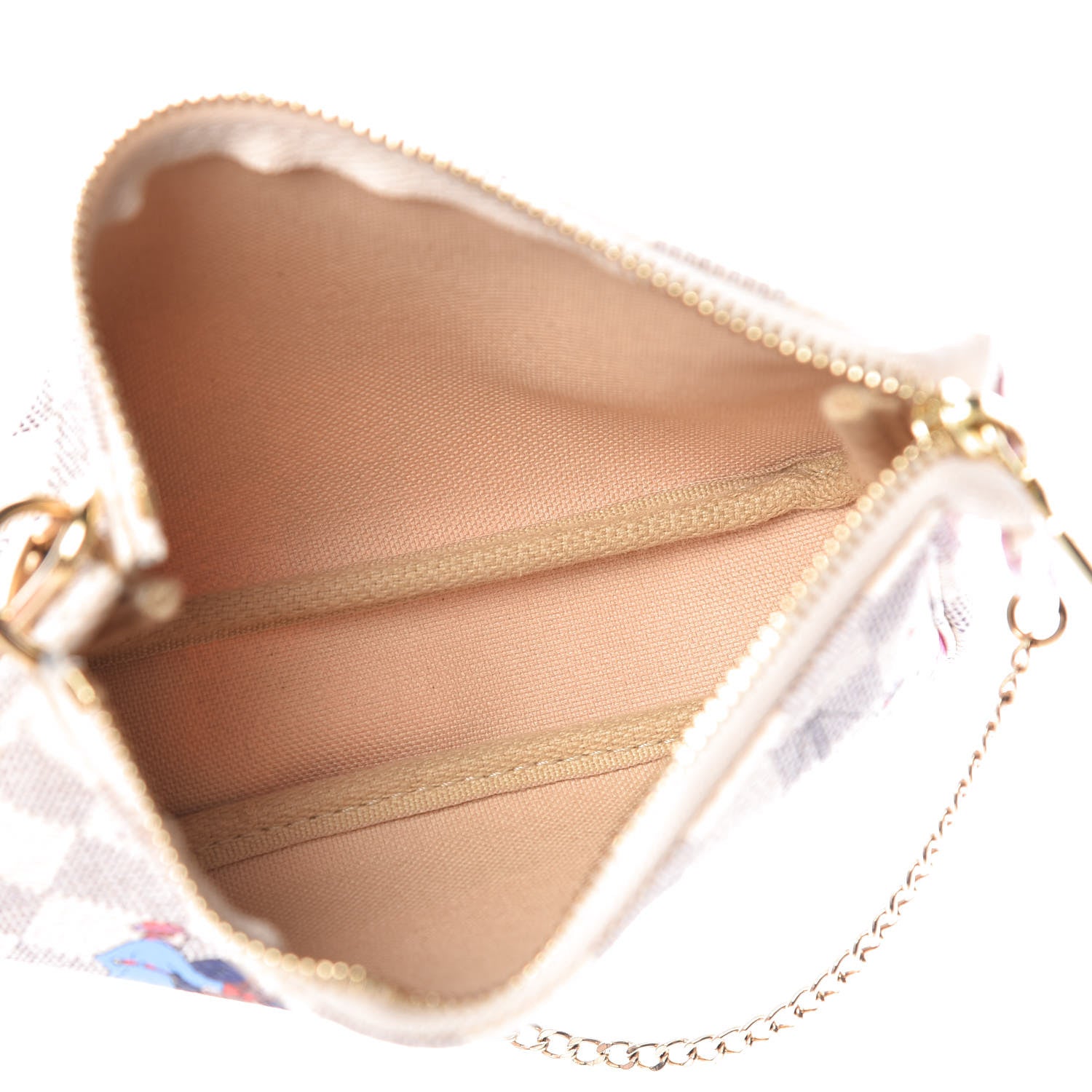 Louis Vuitton Damier Azur 2016 Christmas Animation Mini Pochette Accessories 7 of 9