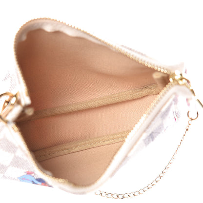 Louis Vuitton Damier Azur 2016 Christmas Animation Mini Pochette Accessories 7 of 9