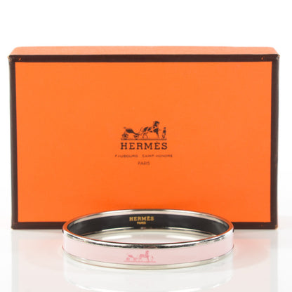 Hermes Enamel Printed Narrow Caleche Bracelet 65 6 of 7