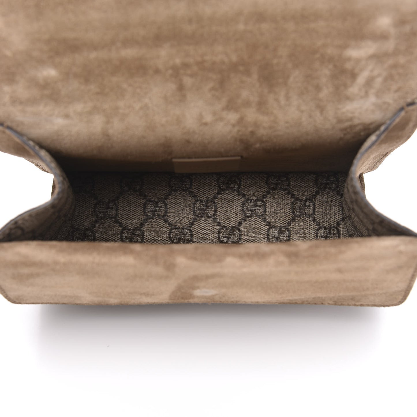 GG Supreme Monogram Mini Dionysus Shoulder Bag Taupe