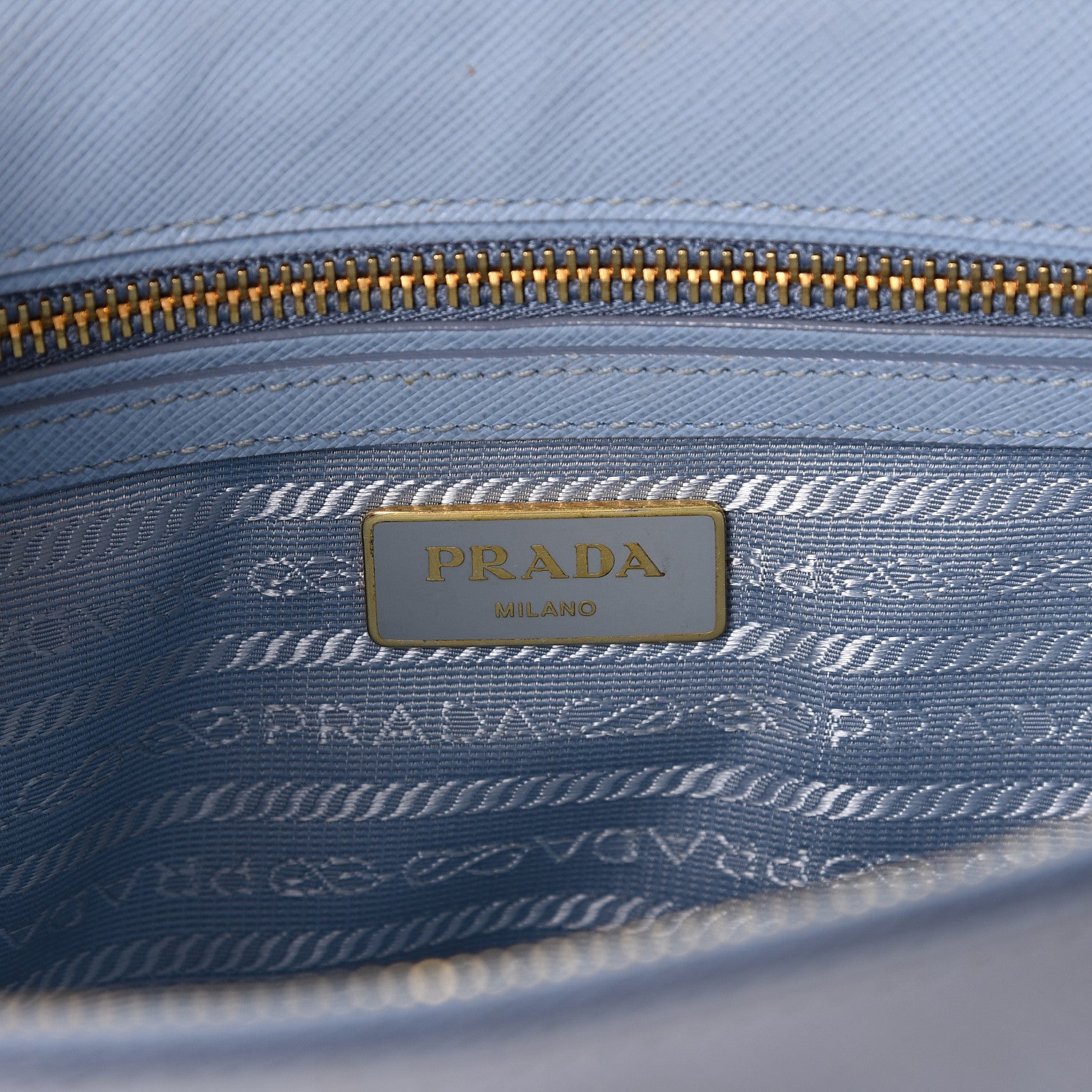 Prada Saffiano Small Galleria Double Zip Tote Astrale 5 of 8