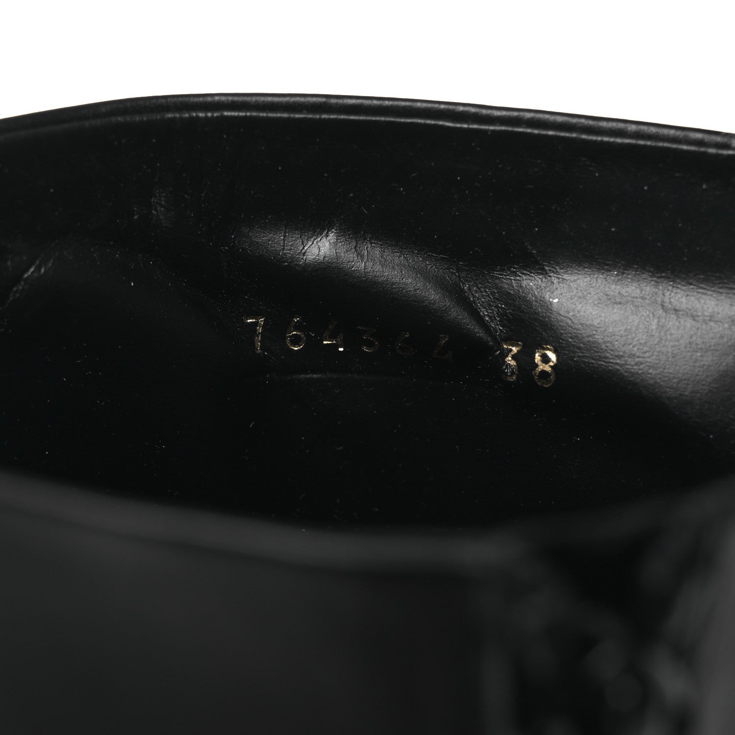 Balenciaga Shiny Calfskin BB Knife Booties 38 Black Gold 10 of 13