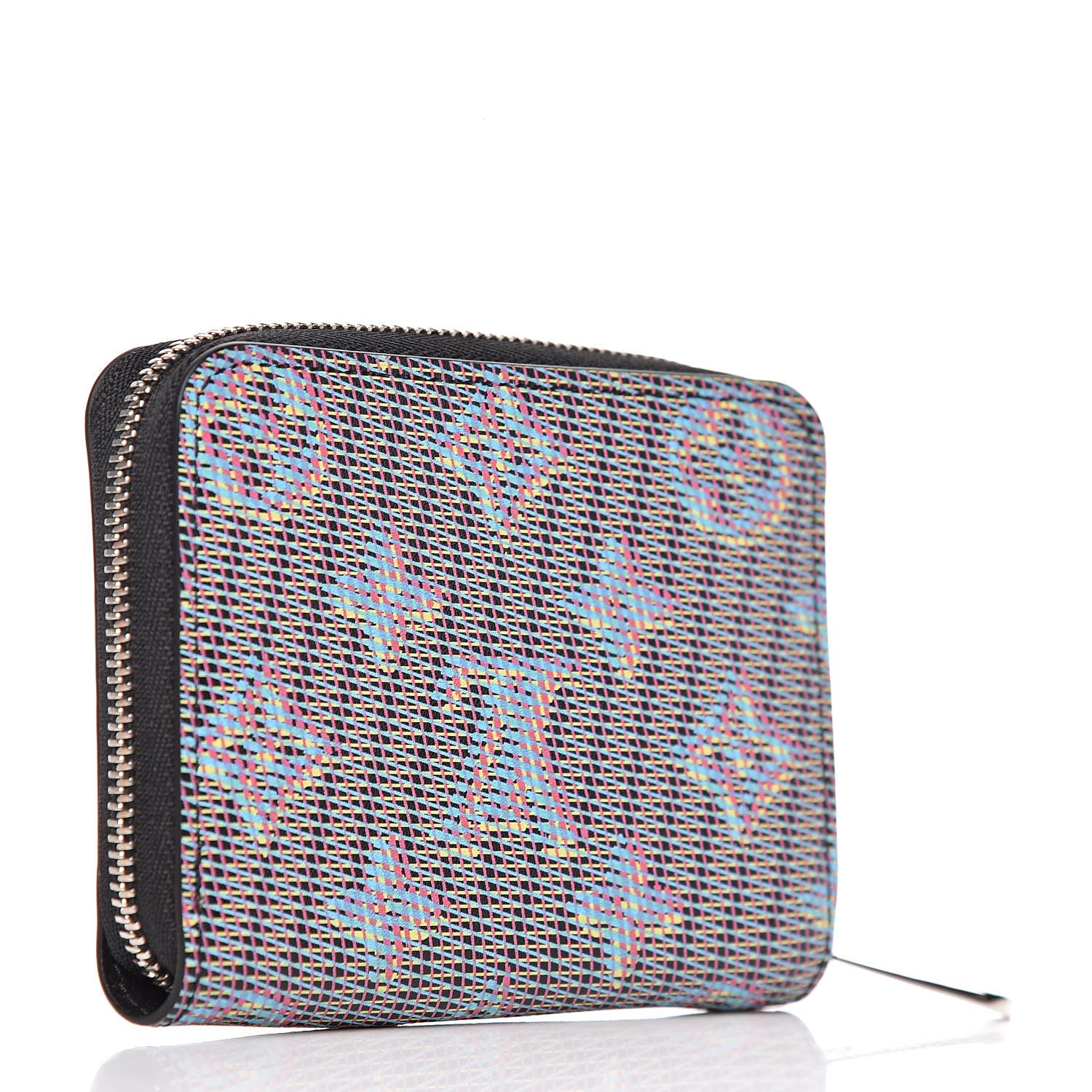 Louis Vuitton Calfskin Monogram LV Pop Zippy Coin Purse Blue 3 of 7