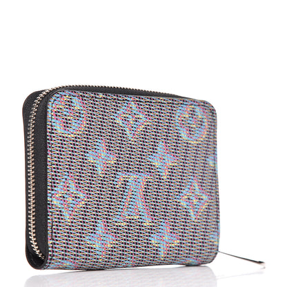 Louis Vuitton Calfskin Monogram LV Pop Zippy Coin Purse Blue 3 of 7
