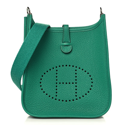 Hermes Taurillon Clemence Evelyne TPM Vert Jade 1 of 9