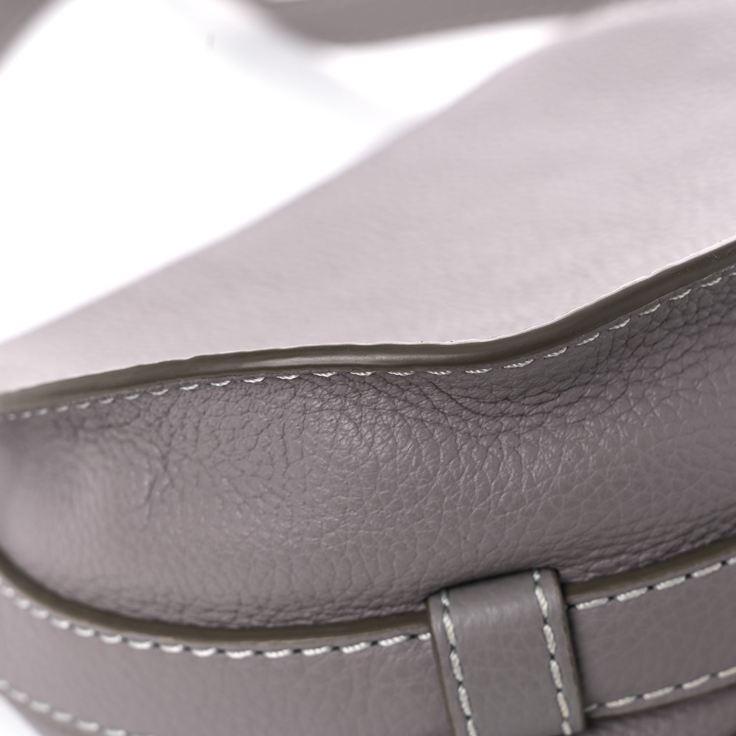 Chloe Calfskin Mini Marcie Round Crossbody Bag Cashmere Grey 9 of 13