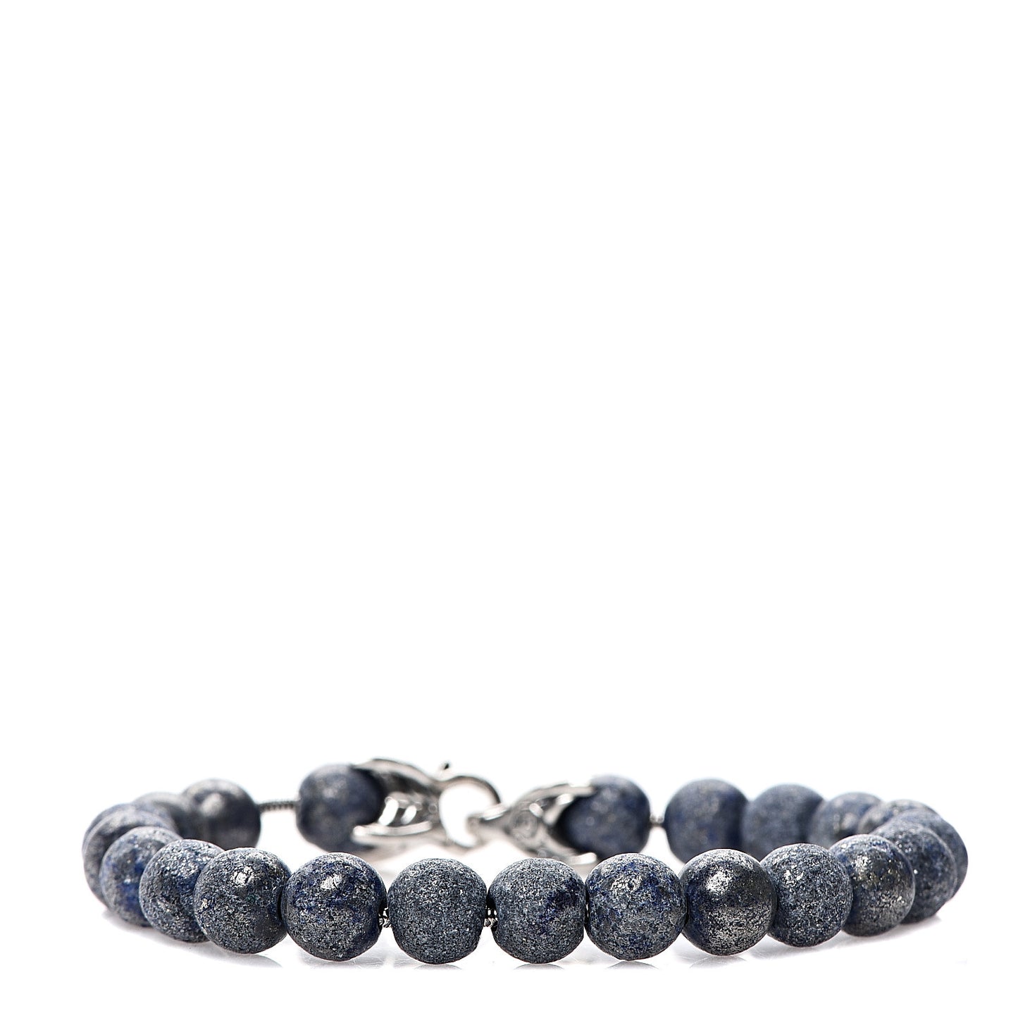 Sterling Silver Lapis Lazuli 8mm Spiritual Beads Bracelet