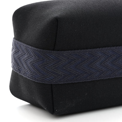Hermes Canvas Small Bride-A-Brac Pouch Black Bleu Nuit 9 of 10