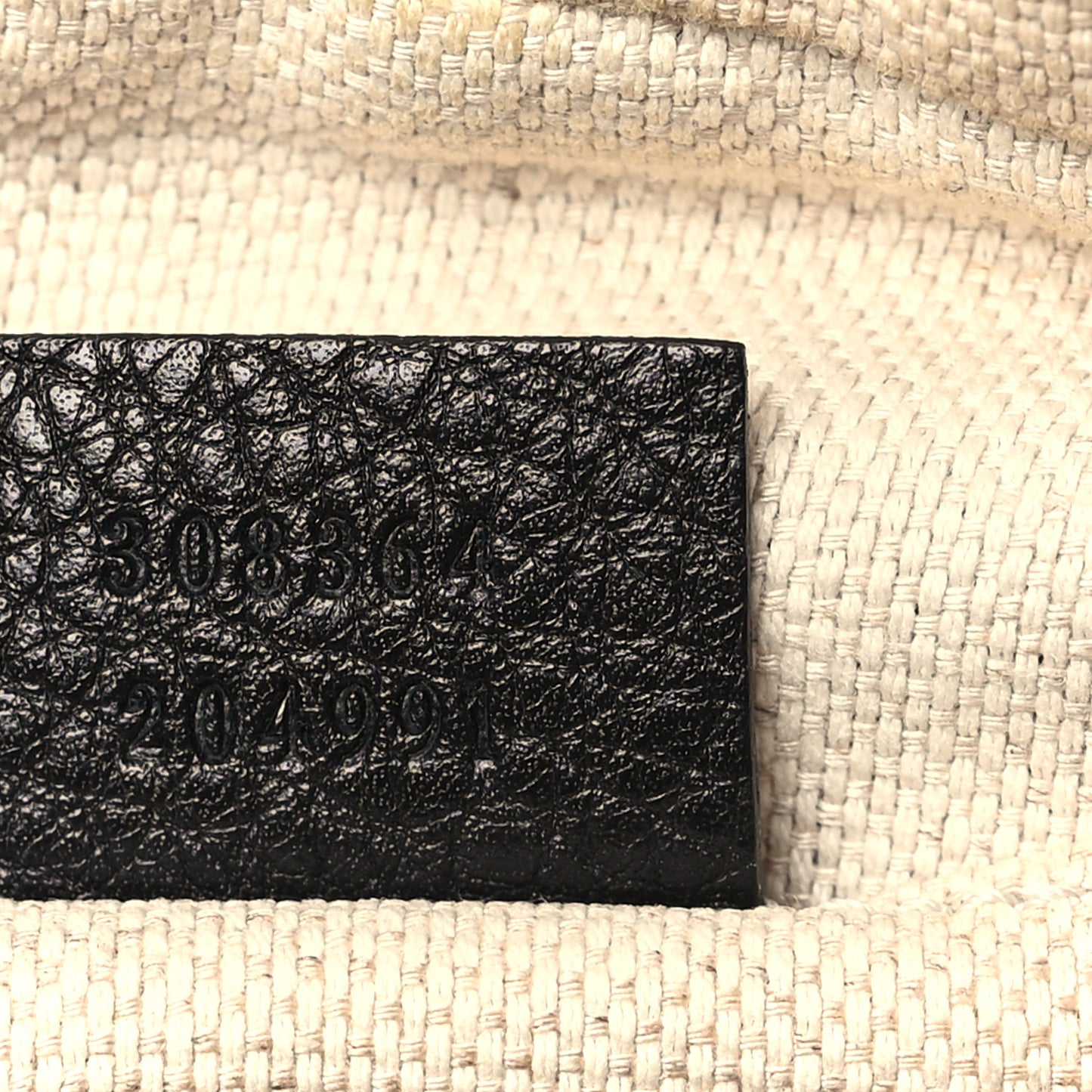 Pebbled Calfskin Small Soho Disco Bag Black