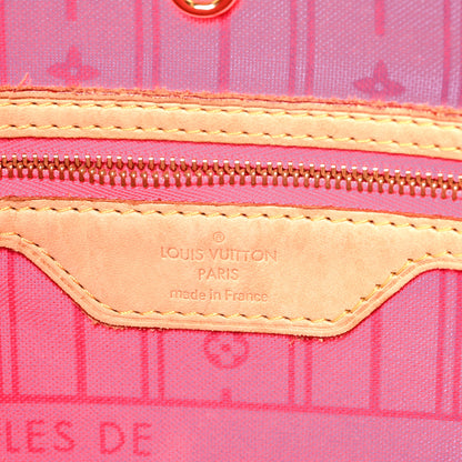 Louis Vuitton Monogram Roses Neverfull MM 6 of 9