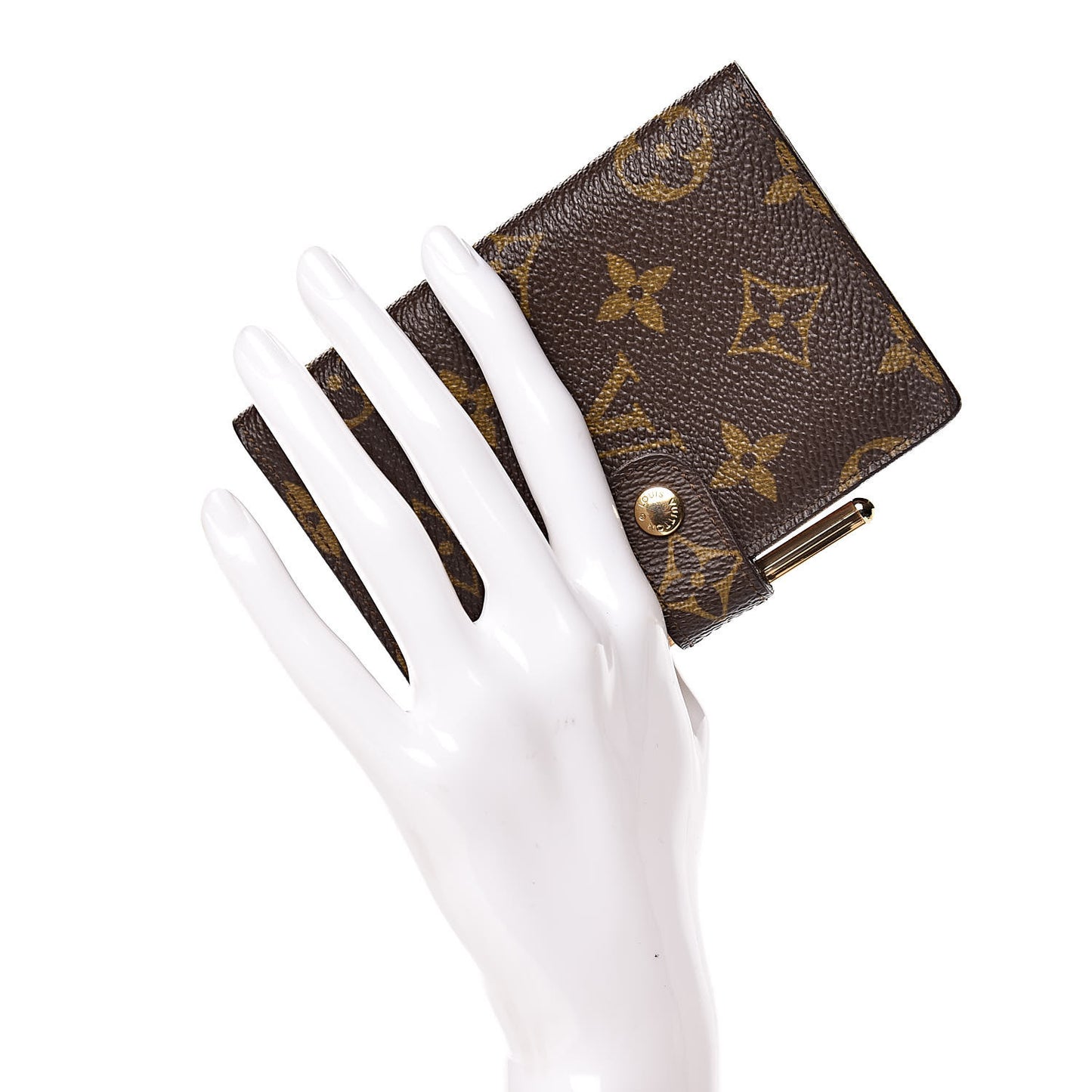 Monogram Mini Agenda Cover w Pencil
