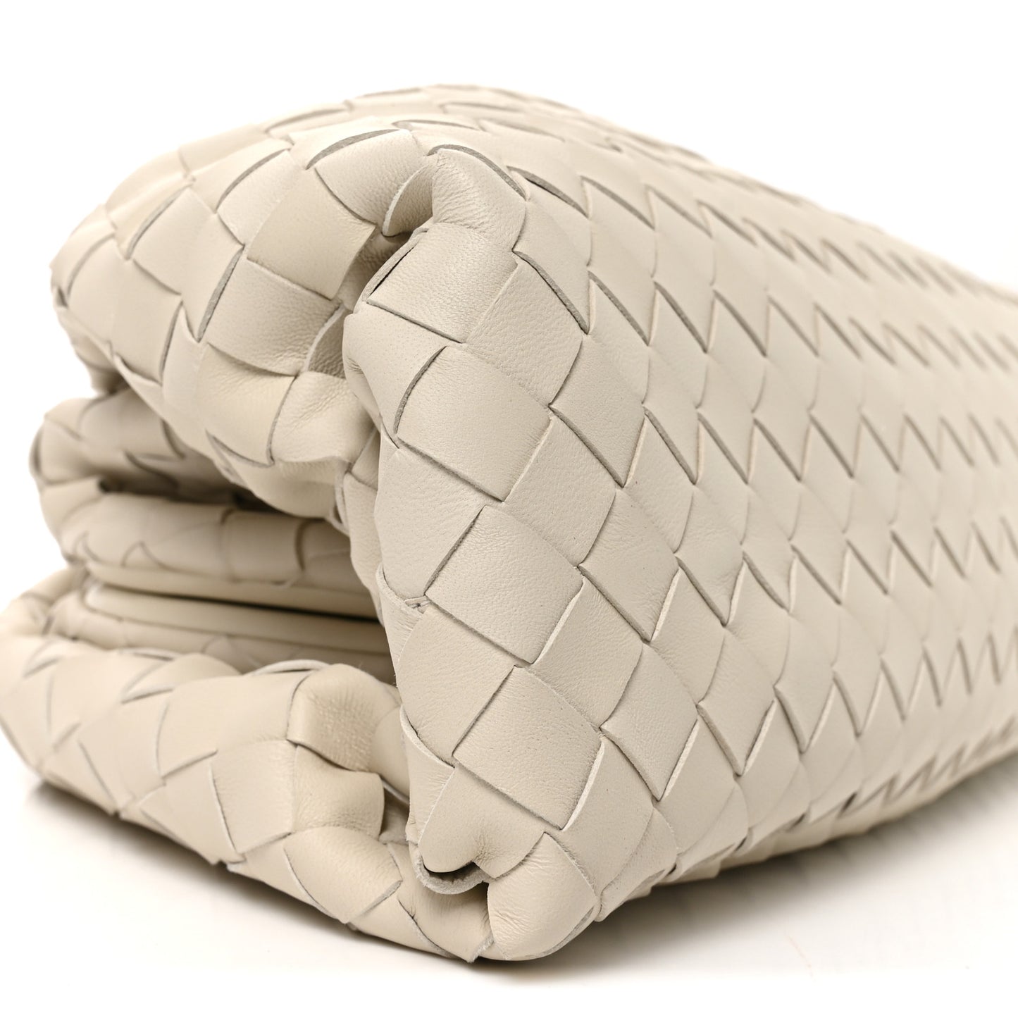 Nappa Maxi Intrecciato The Pouch Oversized Clutch Plaster