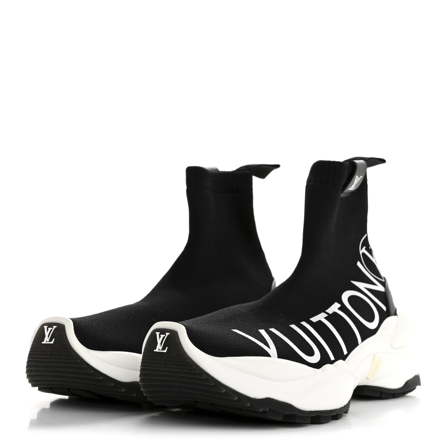 Stretch Fabric Run 55 Sneaker Boots 39 Black