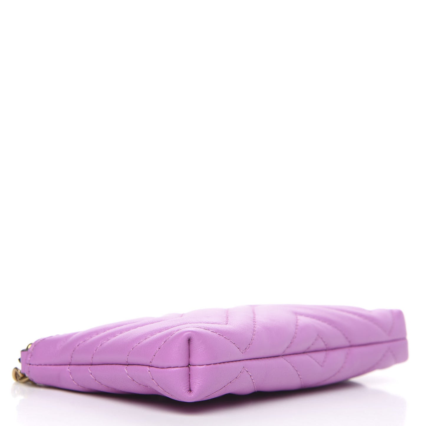 Calfskin Matelasse Mini GG Marmont Chain Bag Candy Mousse