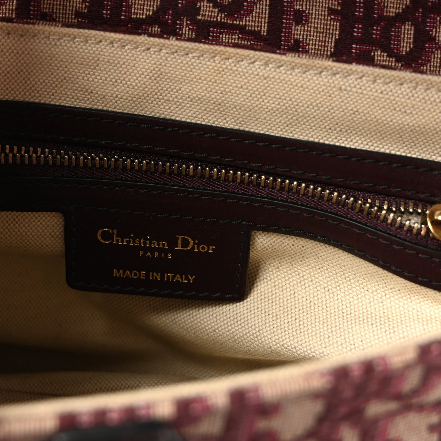Oblique Saddle Bag Burgundy