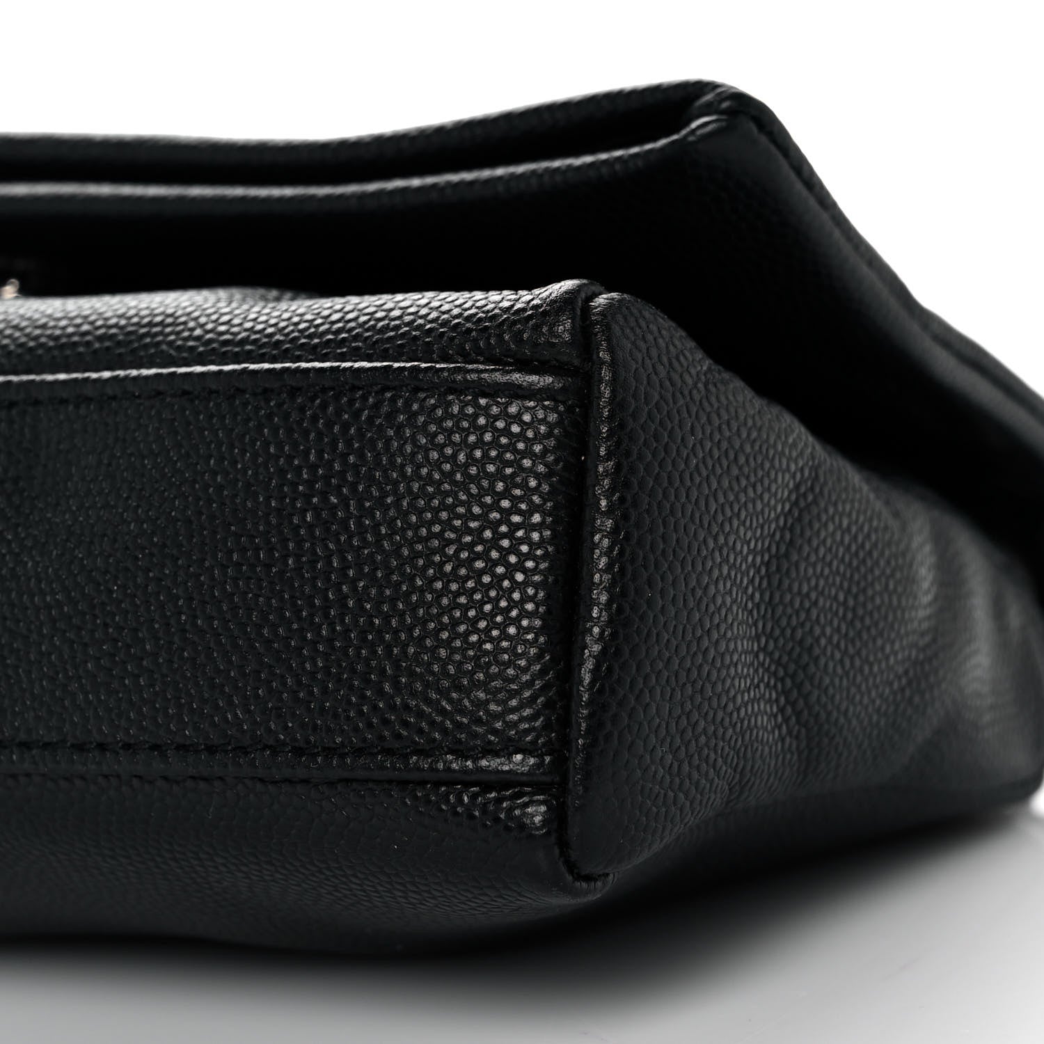 Saint Laurent Grain De Poudre Monogram Toy West Hollywood Fold-Over Bag Black 9 of 9