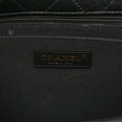 Chanel Caviar Quilted XXL Travel Flap Bag Black 7 of 10