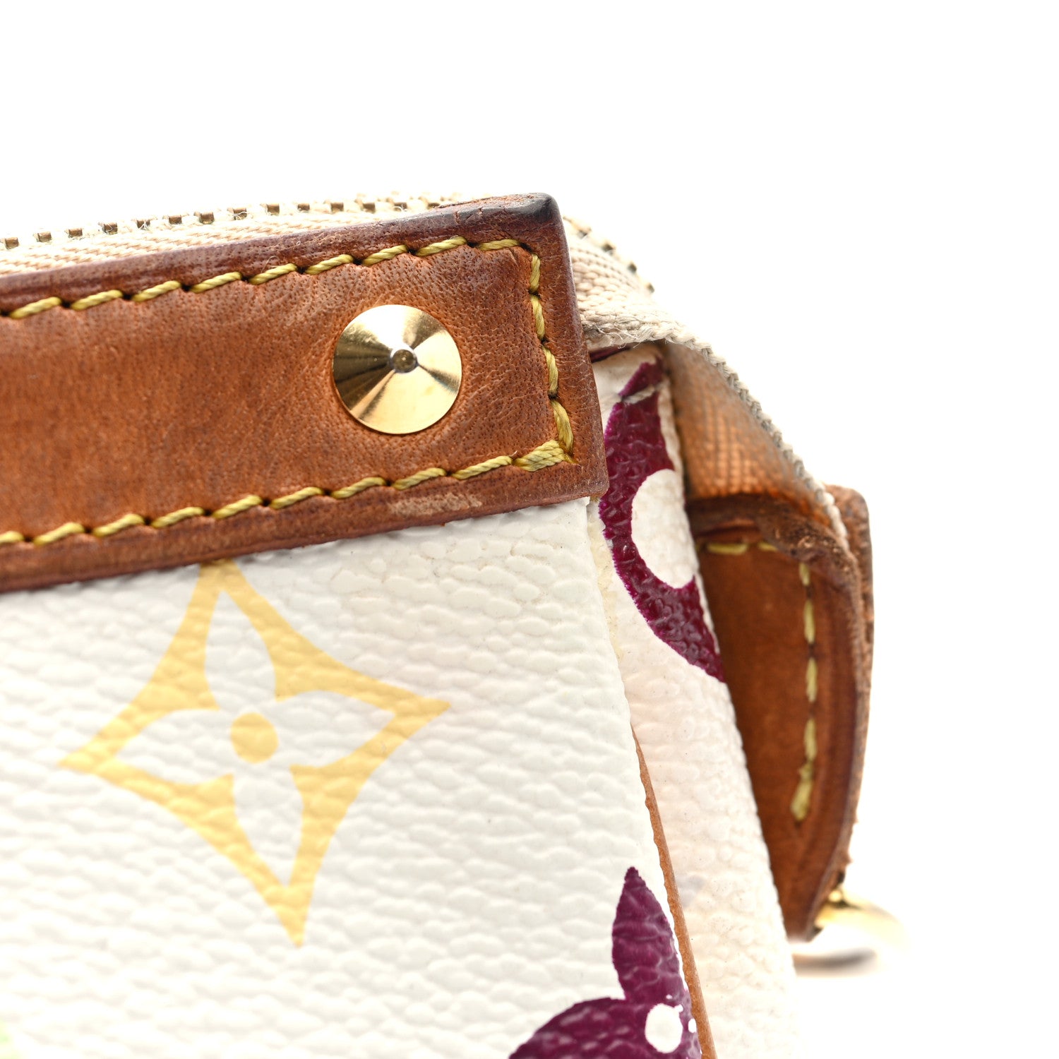 Louis Vuitton Monogram Multicolor Pochette Accessories White 10 of 10
