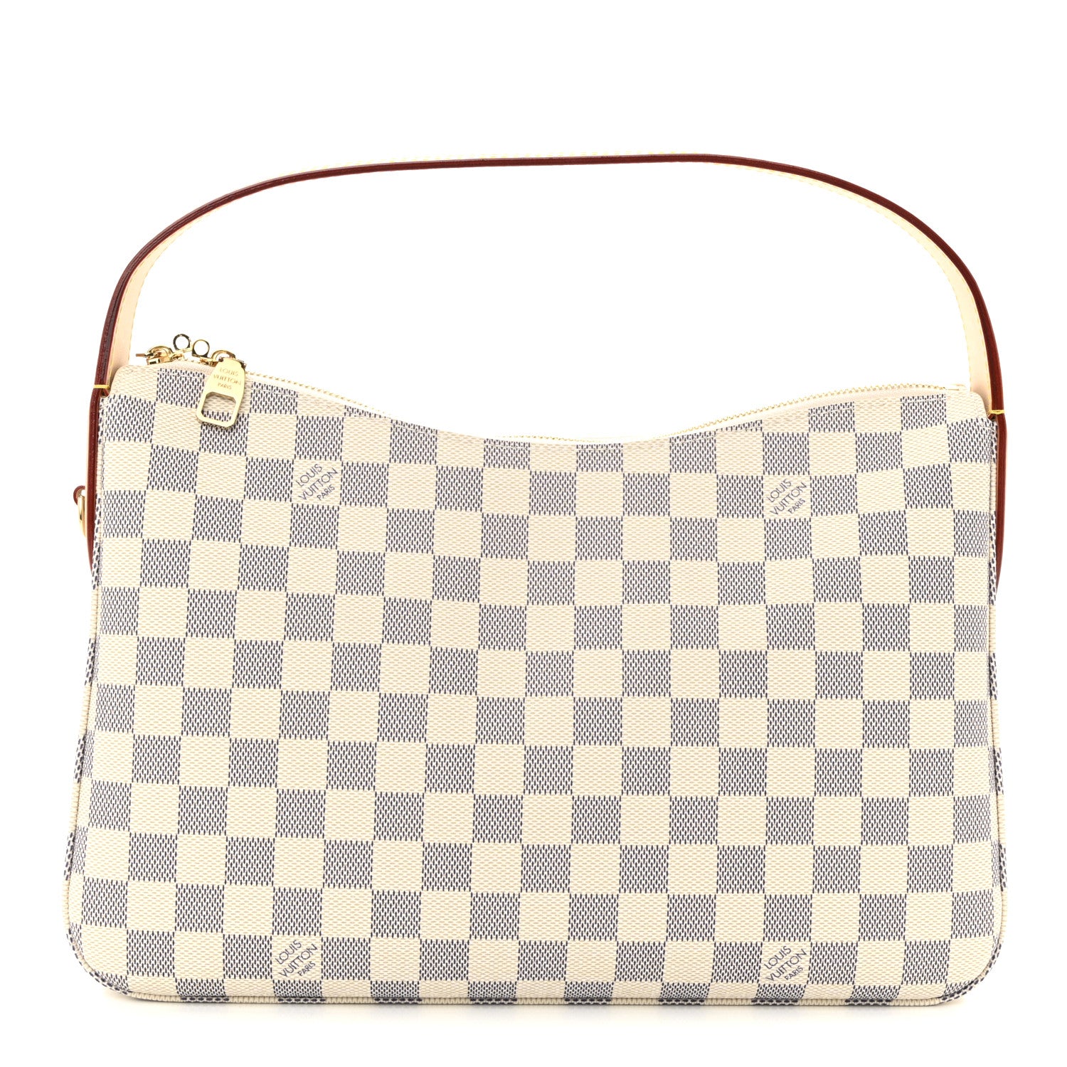 Louis Vuitton Damier Azur Slouchy PM Rose Ballerine 1 of 9