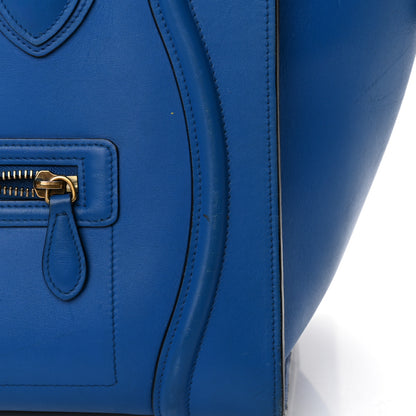 Celine Smooth Calfskin Mini Luggage Royal Blue 12 of 21