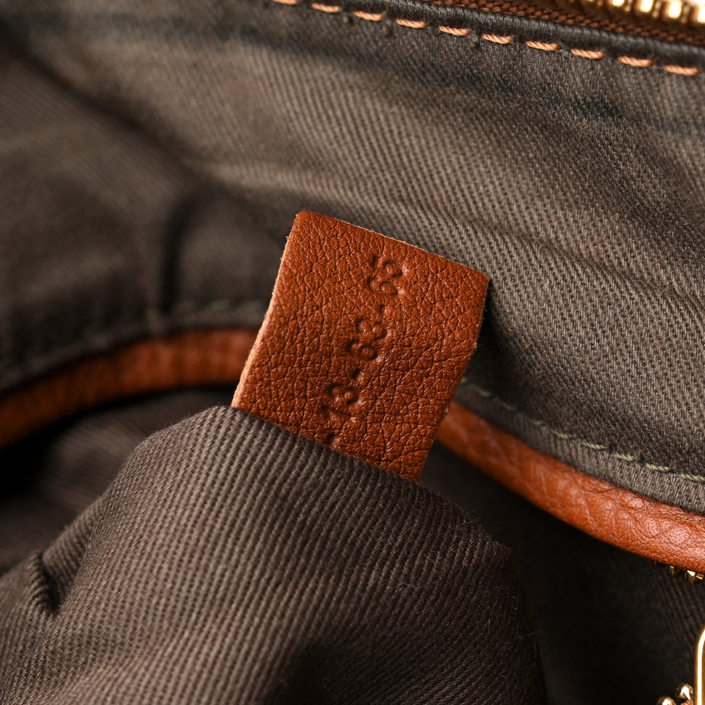 Calfskin Medium Marcie Satchel Tan