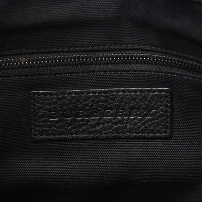 Burberry Brit Canvas Mega Check Grainy Calfskin Messenger Bag 6 of 8
