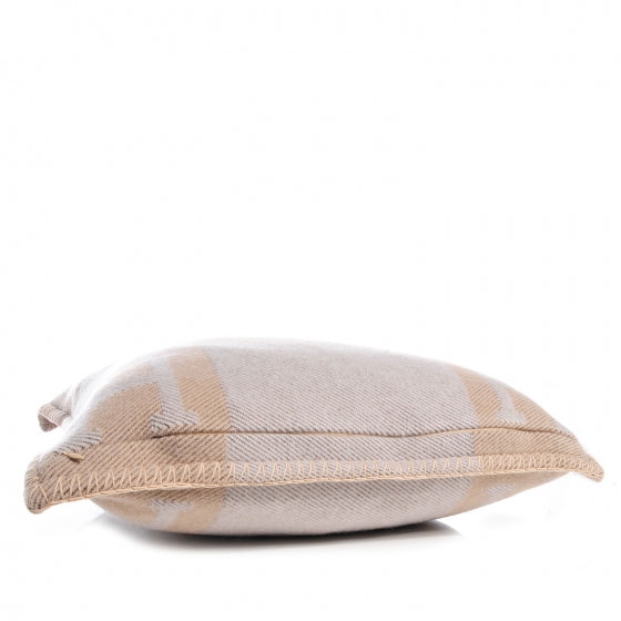 Hermes Wool Cashmere Avalon Cushion Ecru Chamomile PM 2 of 4